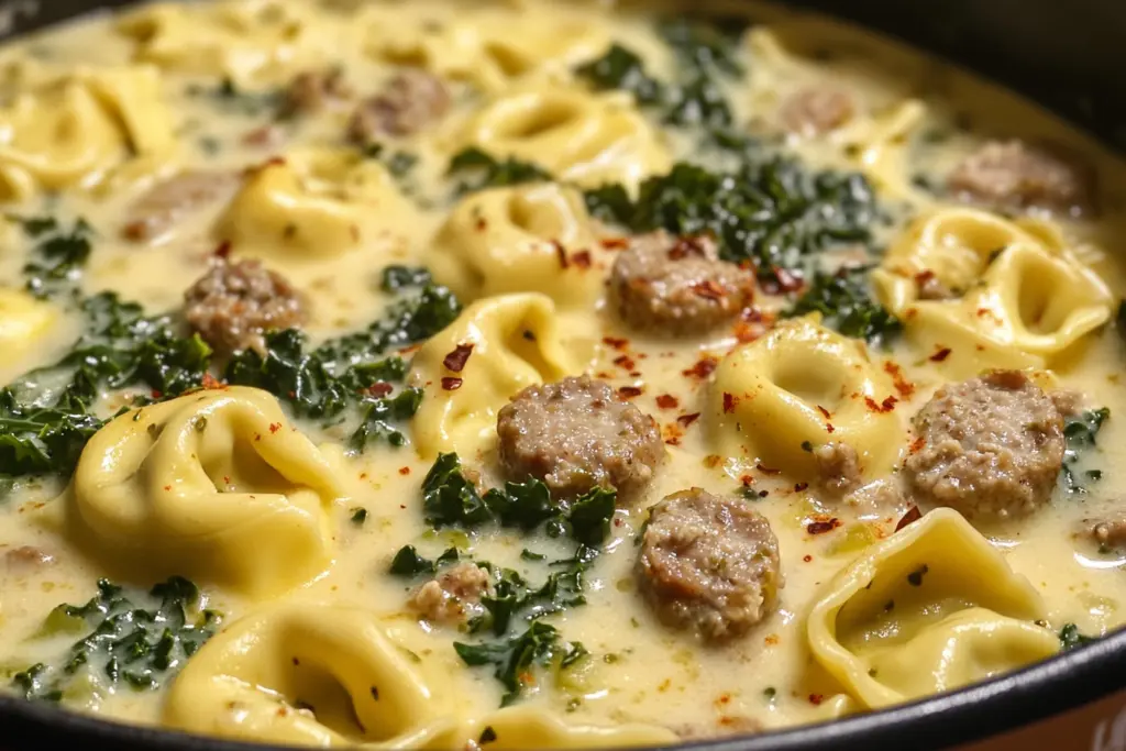 Sausage and Tortellini Soup