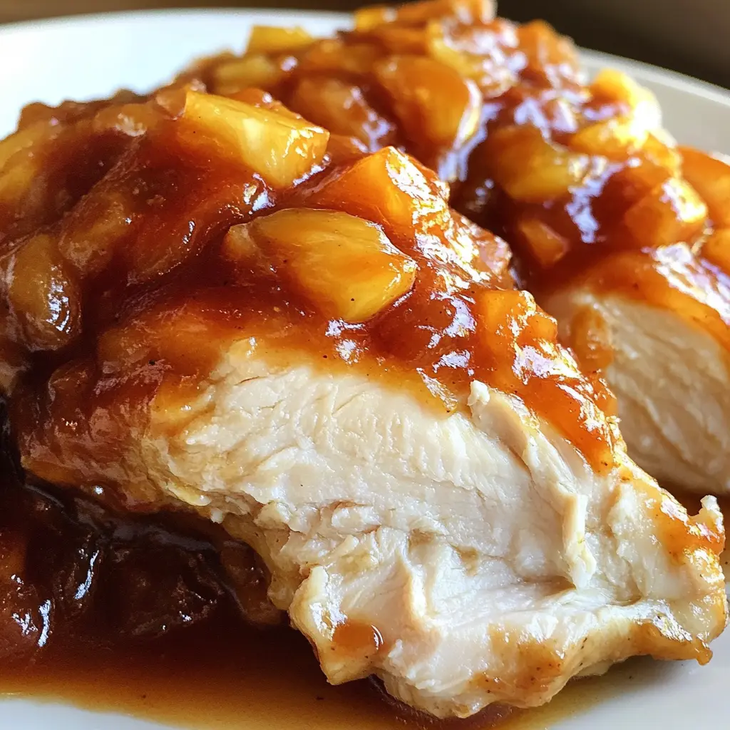 3 Ingredient Crock Pot Hawaiian Chicken