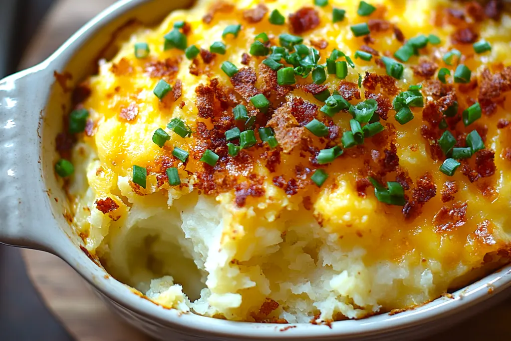 cheesy baked potato casserole, loaded potato casserole, comfort food recipes, cheesy side dishes, easy baked casseroles, creamy potato dishes, family-friendly casseroles, holiday side dishes, cheesy potato recipes