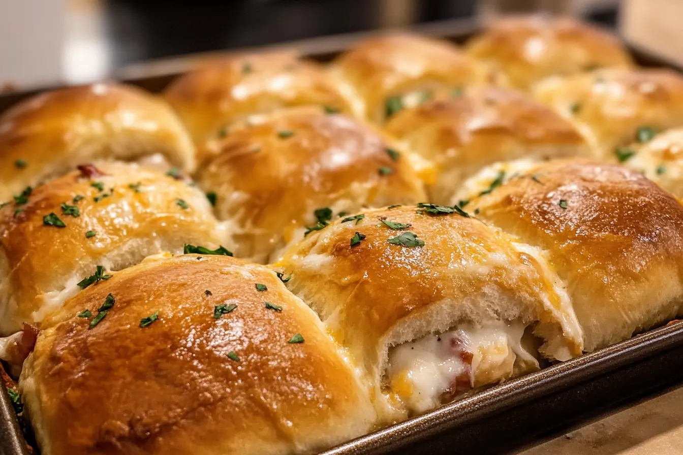 Chicken Bacon Ranch Pull Apart Rolls