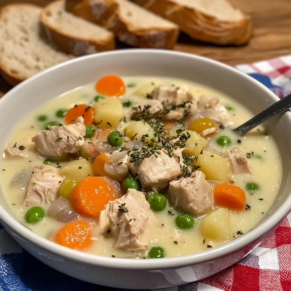 creamy chicken stew, Instant Pot recipes, comfort food, quick chicken stew, hearty chicken dinner, one pot meal, easy weeknight dinner