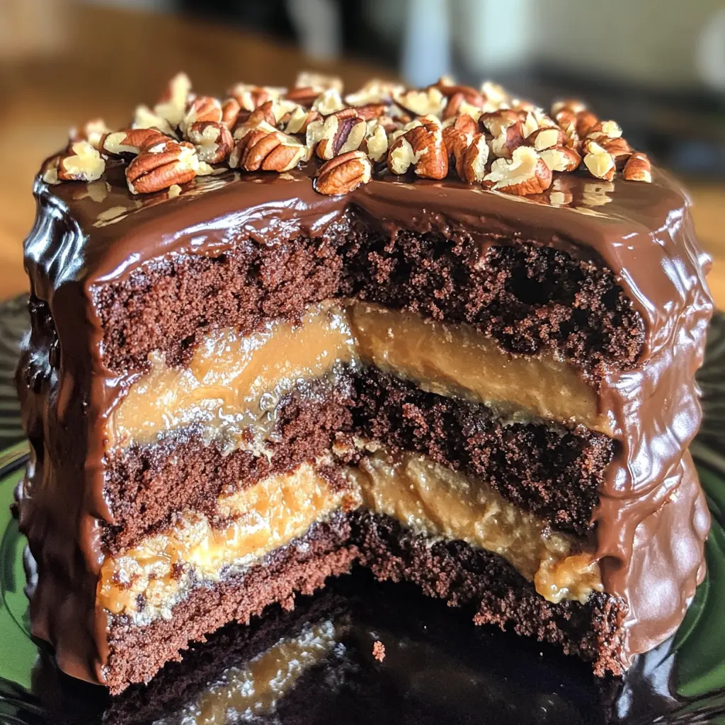 German chocolate cake, homemade cake, chocolate cake recipes, layered cakes, rich dessert recipes, classic desserts, baking from scratch