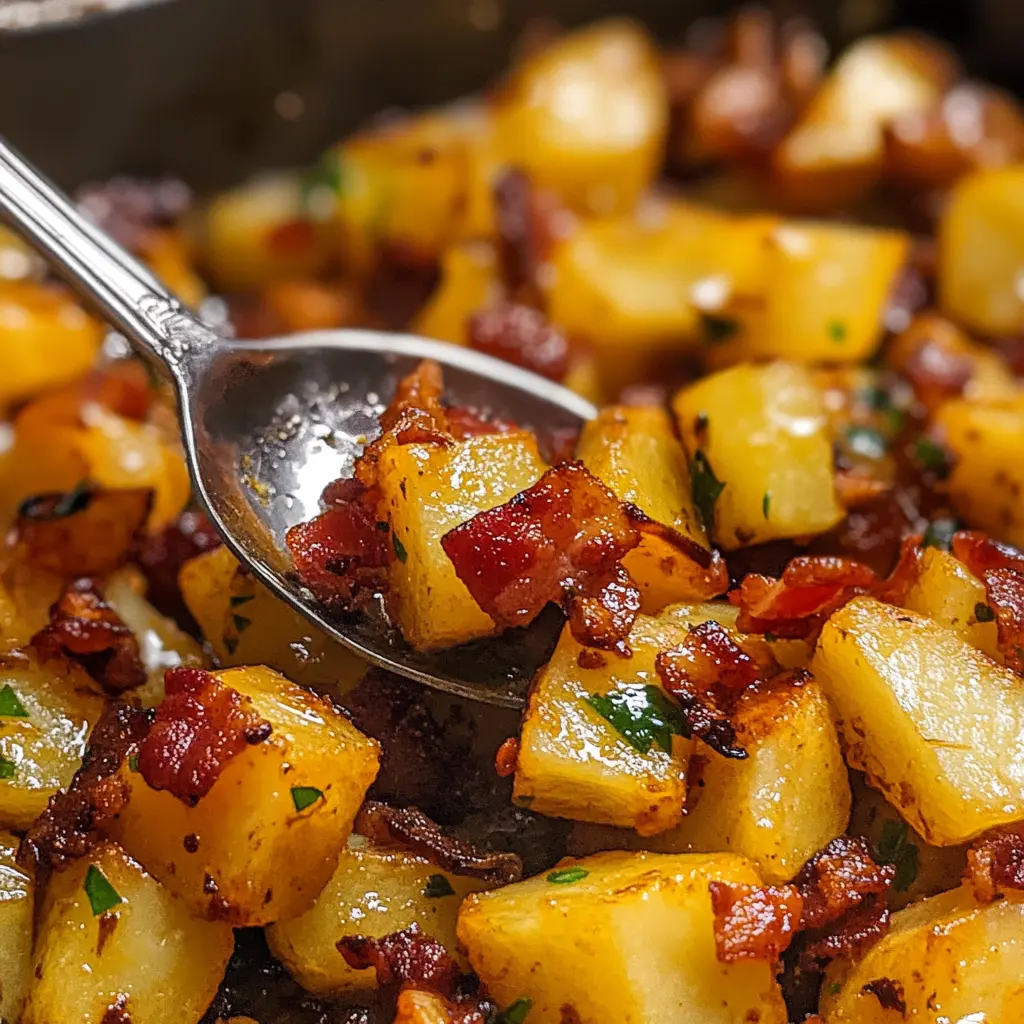 Honey Bacon Roasted Potatoes