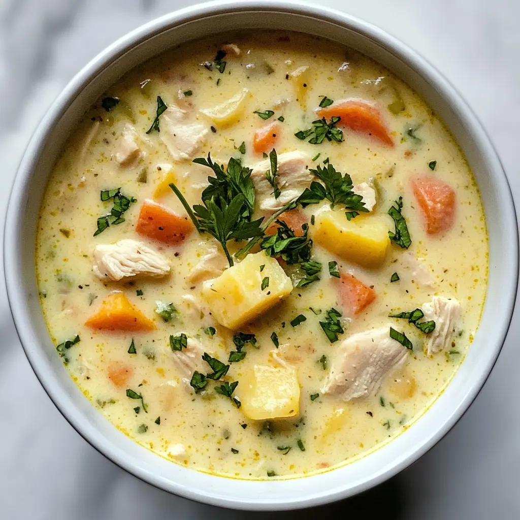 healthy soup recipes, Instant Pot recipes, chicken pot pie soup, comforting chicken soup, gluten-free soup, quick dinner ideas, creamy chicken soup