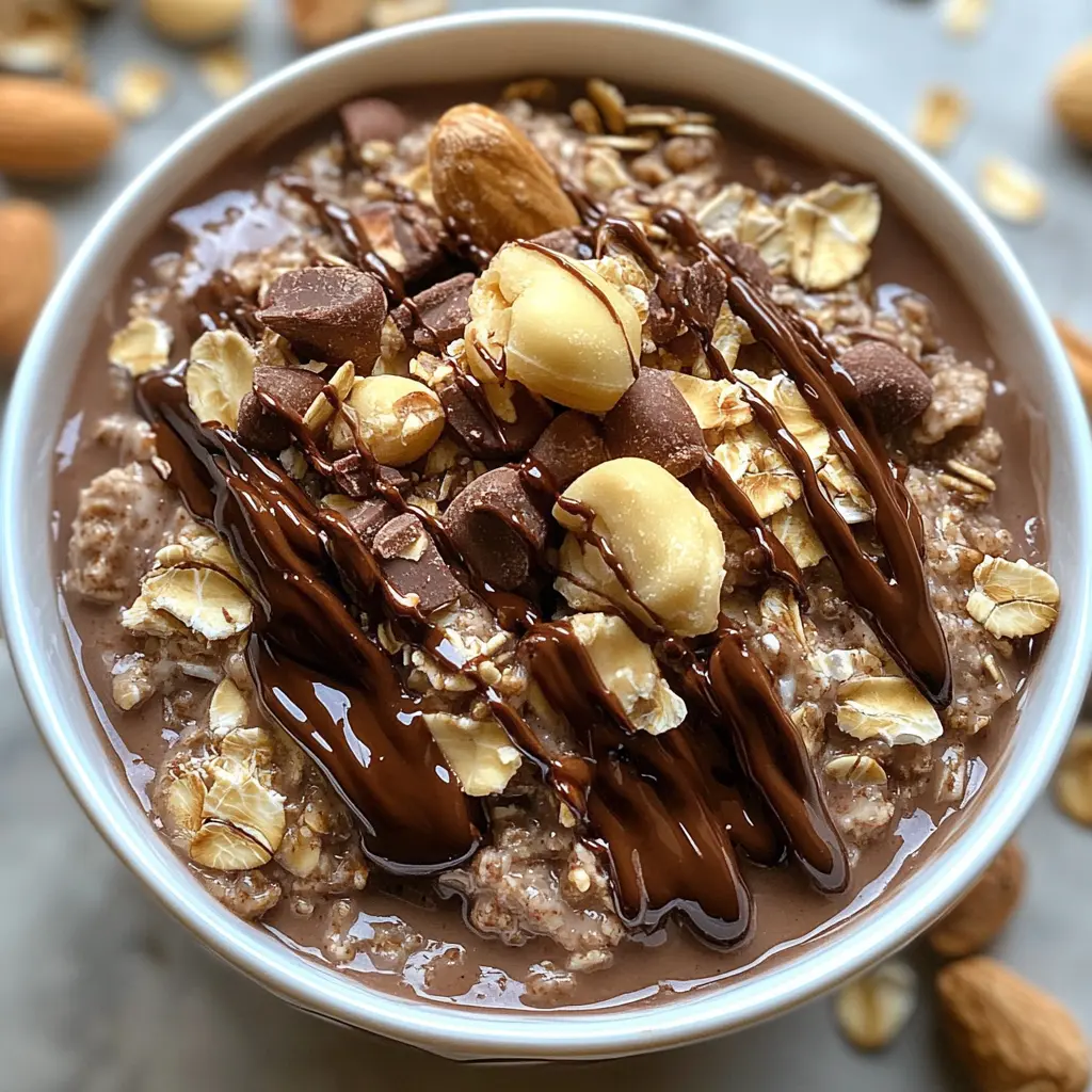 Nutella recipes, overnight oats, healthy breakfast ideas, chocolate overnight oats, vegan breakfast ideas, quick breakfast recipes, no-cook oats