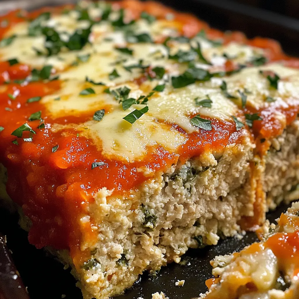 Parmesan chicken meatloaf, chicken meatloaf recipe, Parmesan meatloaf, healthy meatloaf, low-carb meatloaf, comfort food recipes, easy dinner recipes, ground chicken recipes, family-friendly meals