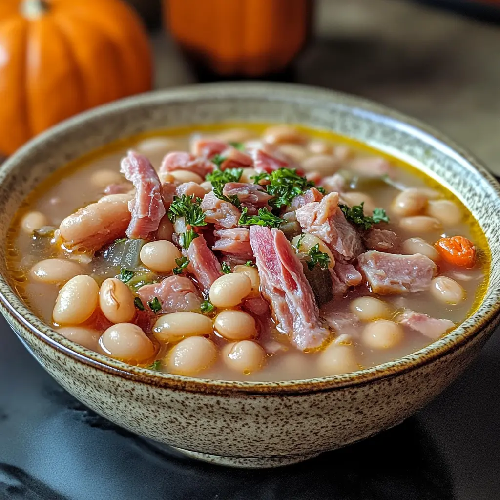 ham and bean soup, hearty soup recipes, winter comfort food, easy ham recipes, slow cooker soup, healthy soup recipes, bean soup recipes