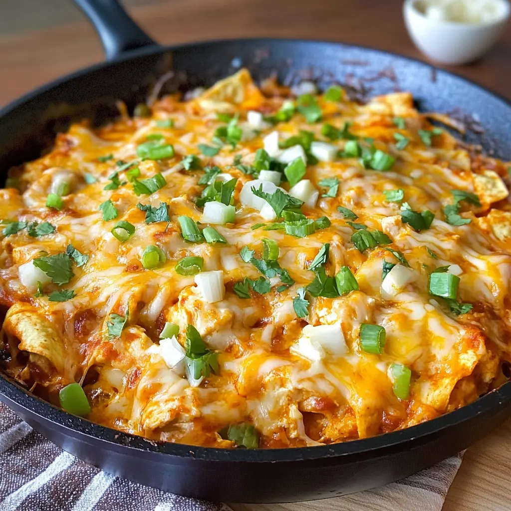 chicken enchiladas, one pan dinner, skillet recipes, easy chicken recipes, weeknight meals, 30-minute meals, Mexican skillet recipes