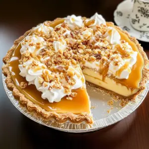 salted caramel dessert, caramel pie, no-bake pie, fall dessert recipes, easy pie recipes, salted caramel recipes, holiday dessert ideas