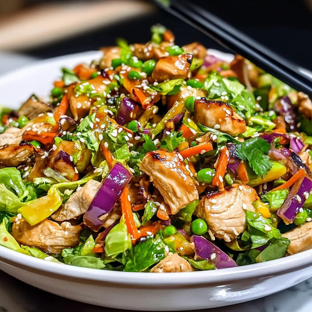 low carb recipes, Chinese chicken salad, healthy salad recipes, keto salad, Asian-inspired salad, gluten-free chicken salad, quick lunch ideas