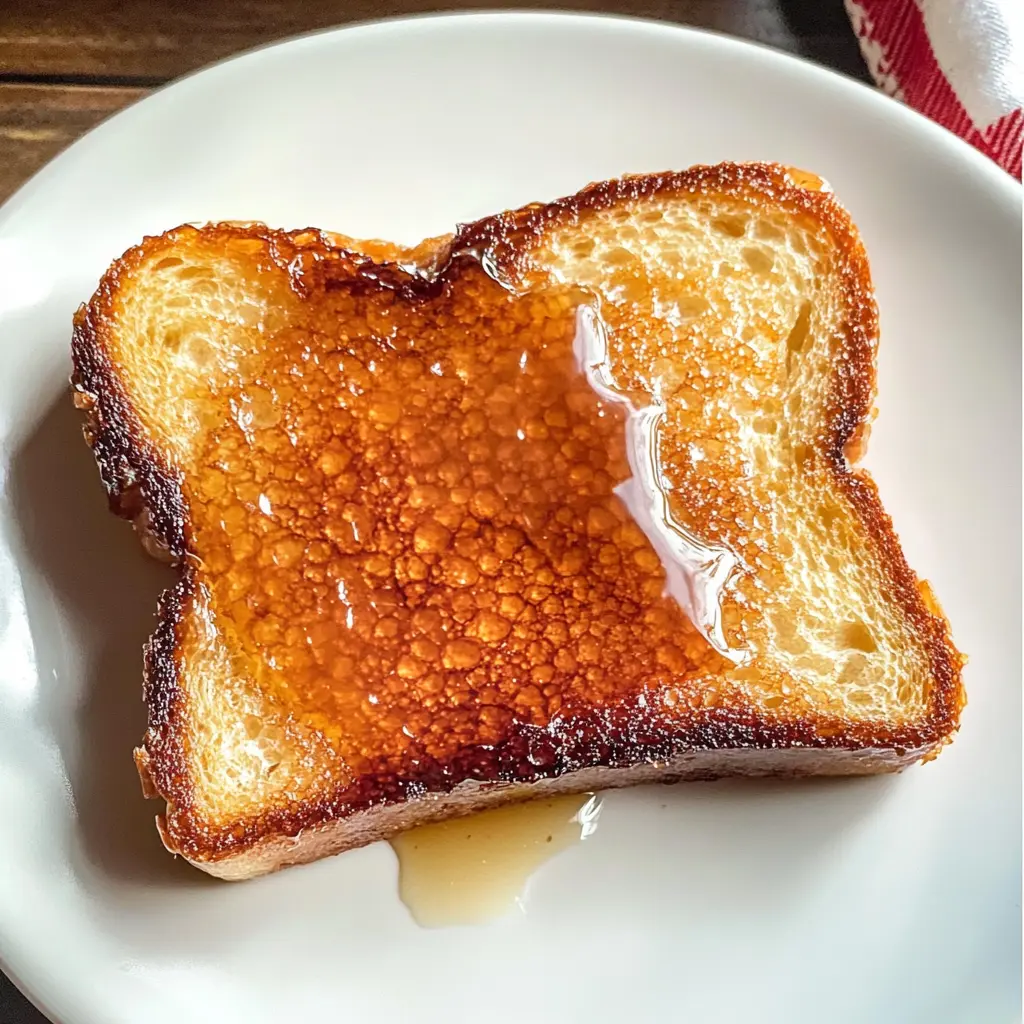 honey butter, caramelized toast, breakfast ideas, sweet toast recipes, easy brunch recipes, sticky honey butter, fall breakfast treats