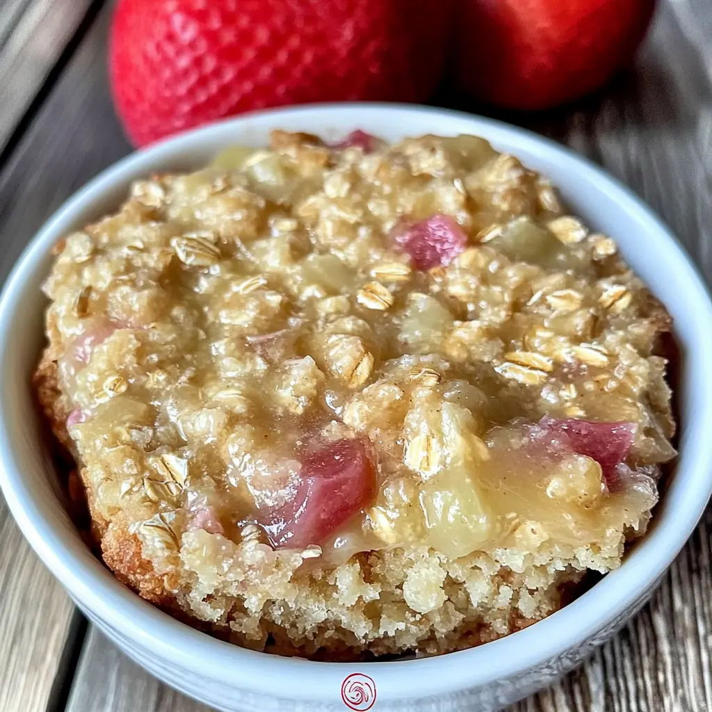 rhubarb cake, oatmeal cake recipe, lazy daisy cake, summer desserts, easy rhubarb recipes, fruit cake, baked oatmeal dessert