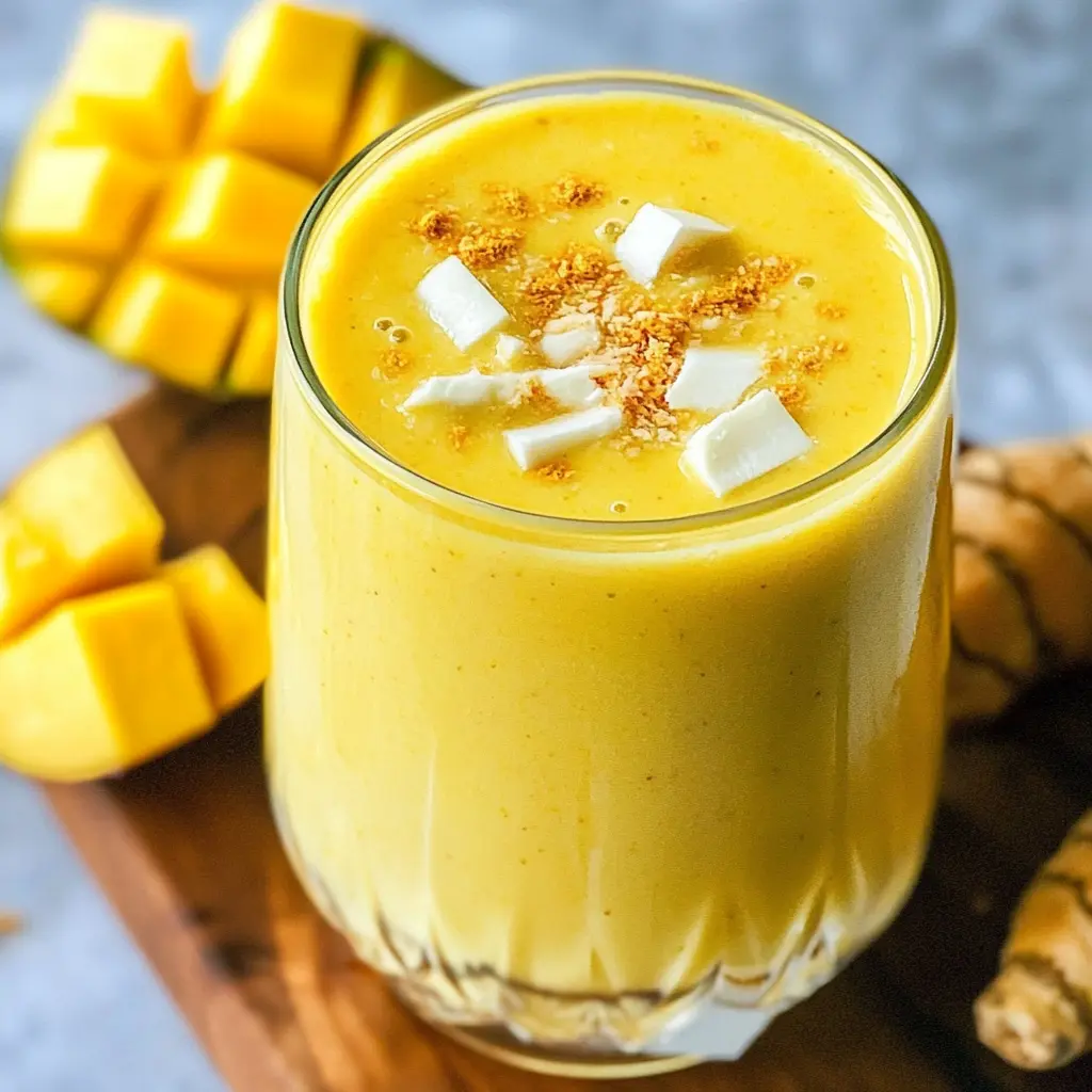tropical smoothie, turmeric smoothie, healthy smoothie recipes, anti-inflammatory smoothie, vegan smoothie, breakfast smoothie, refreshing drink