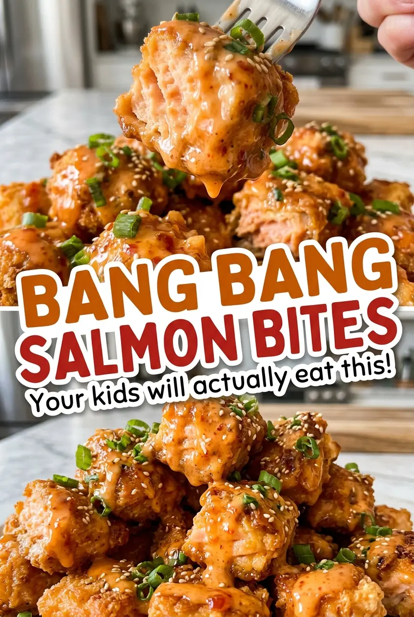 Bang Bang Salmon Bites spicy creamy salmon