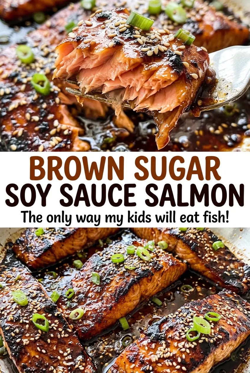 Brown Sugar Soy Sauce Salmon sticky tender fillets