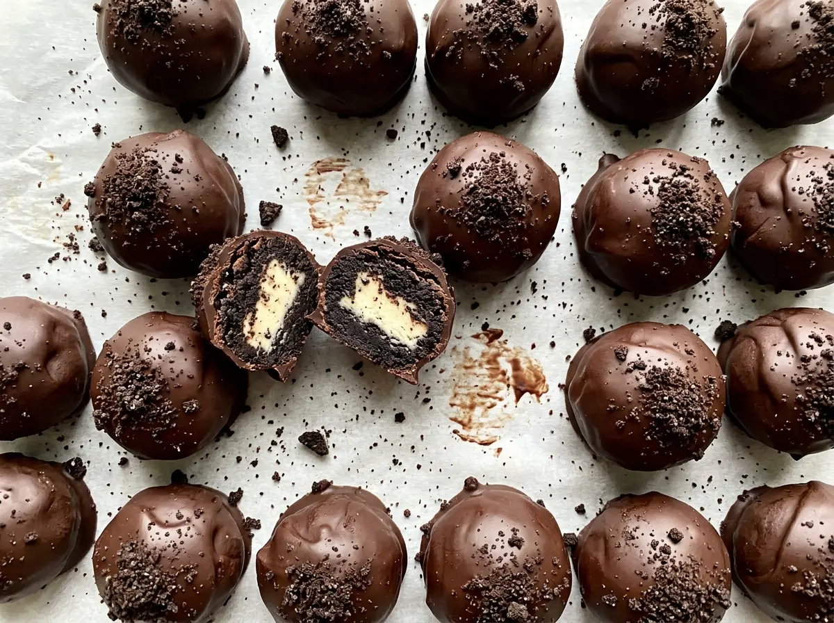Classic Oreo Balls chocolate coated bites