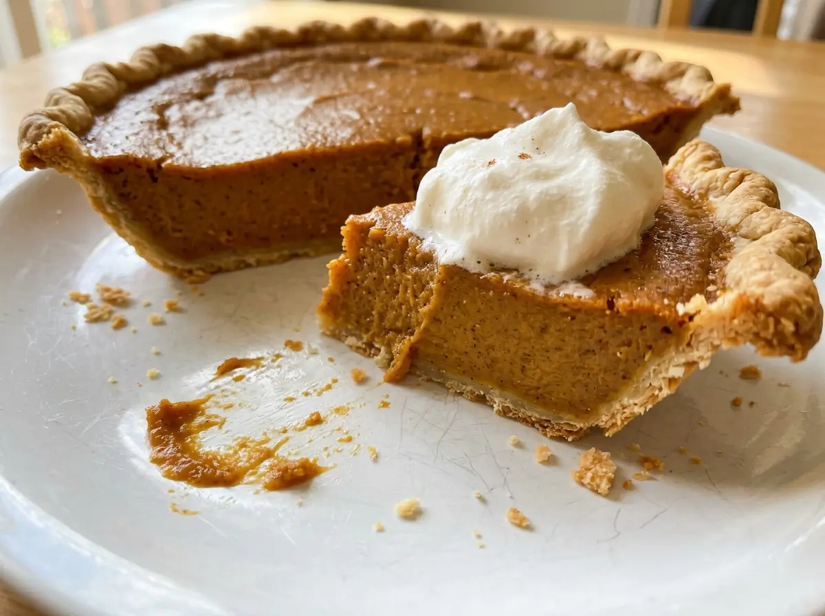 Classic Pumpkin Pie smooth spiced filling