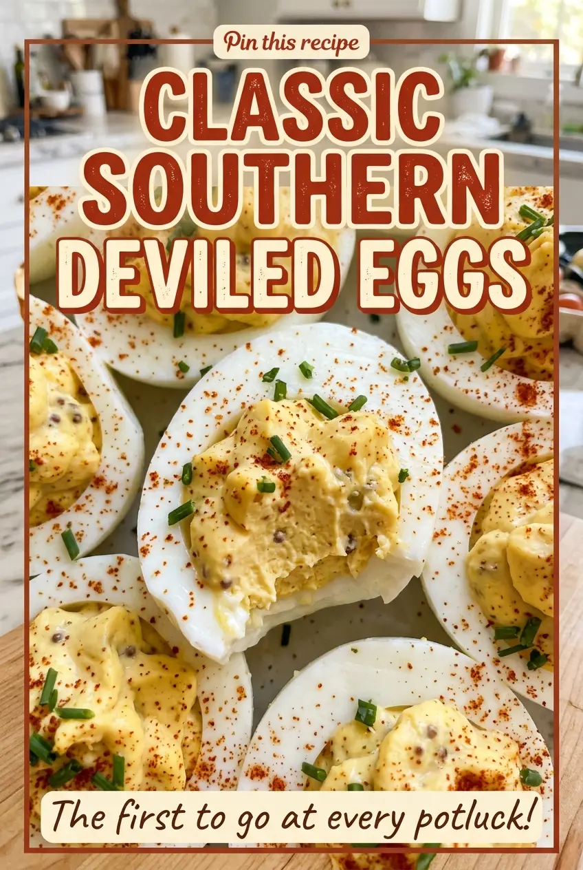 Classic Southern Deviled Eggs smooth, sweet-tangy