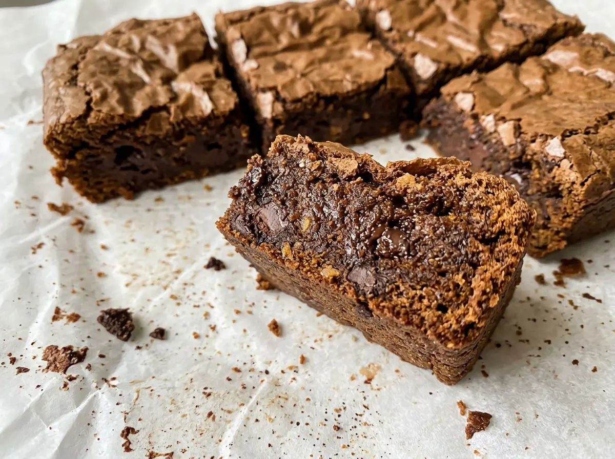 Gingerbread brownies rich cocoa squares
