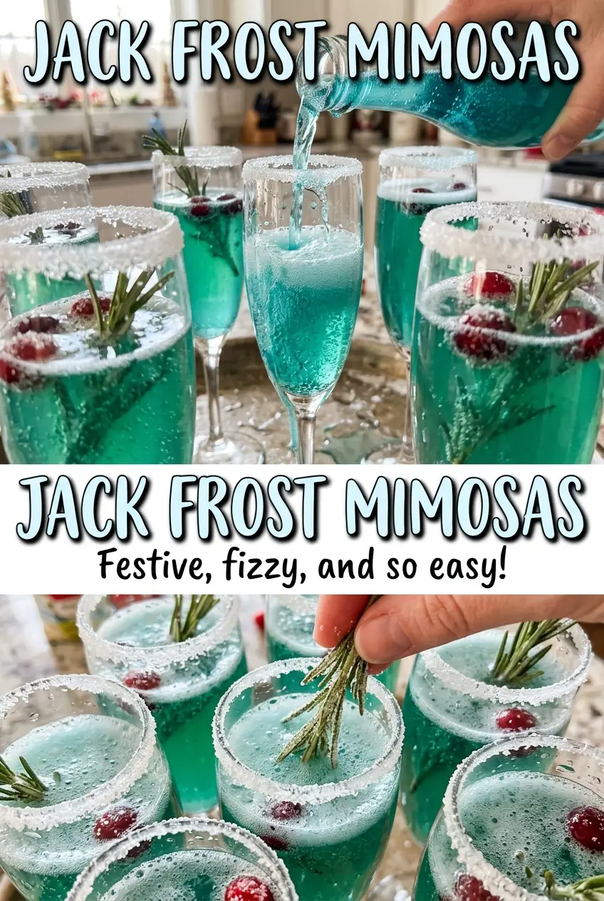 Jack Frost Mimosas frosty tropical sparkle