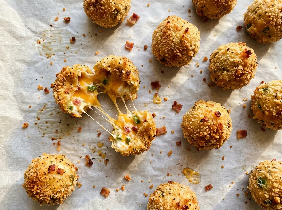 Jalapeno Popper Bites golden cheesy cups