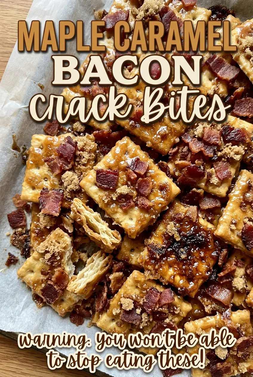 Maple Caramel Bacon Crack Bites buttery maple crunch