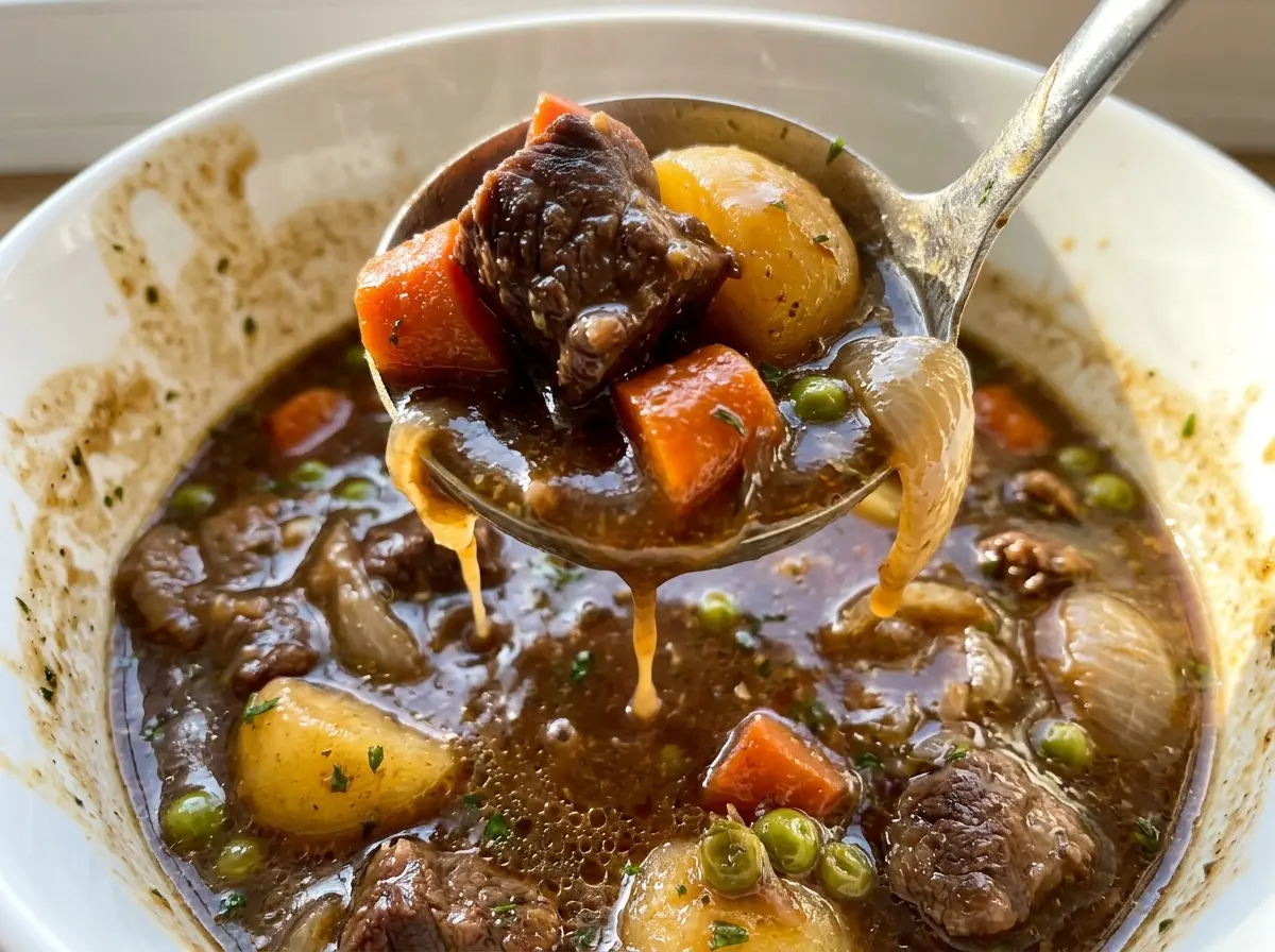 Old Fashioned Beef Stew hearty browned beef