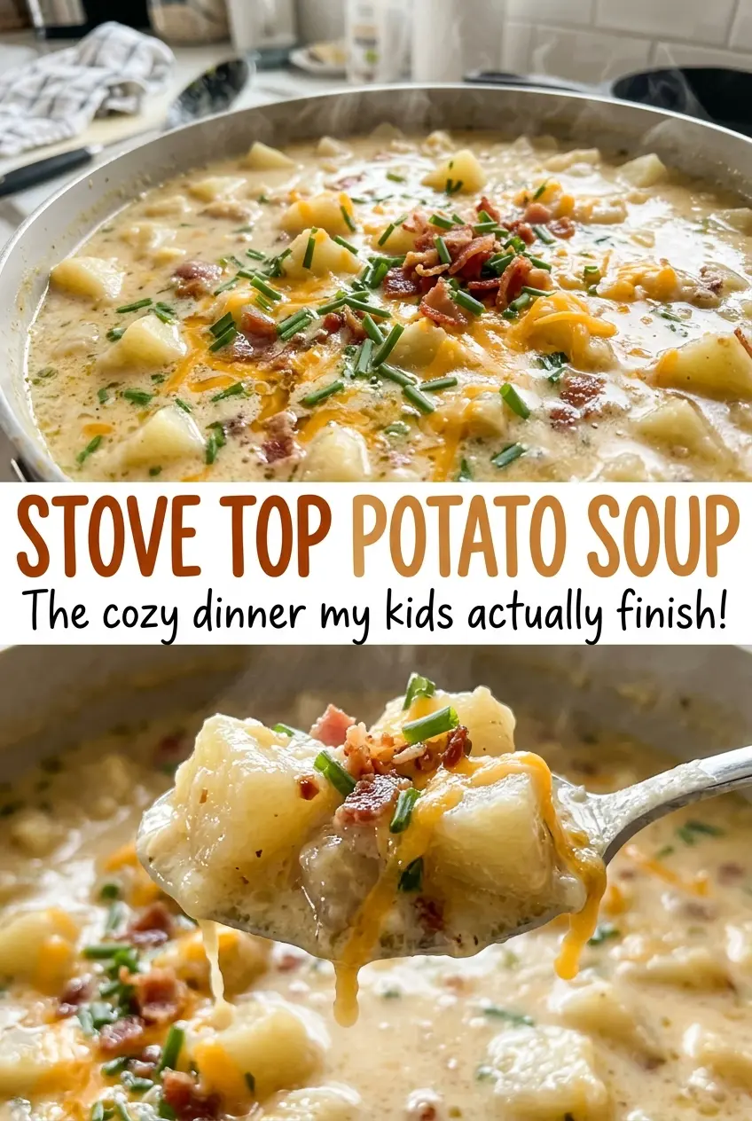 Stove Top Potato Soup creamy potato bowl
