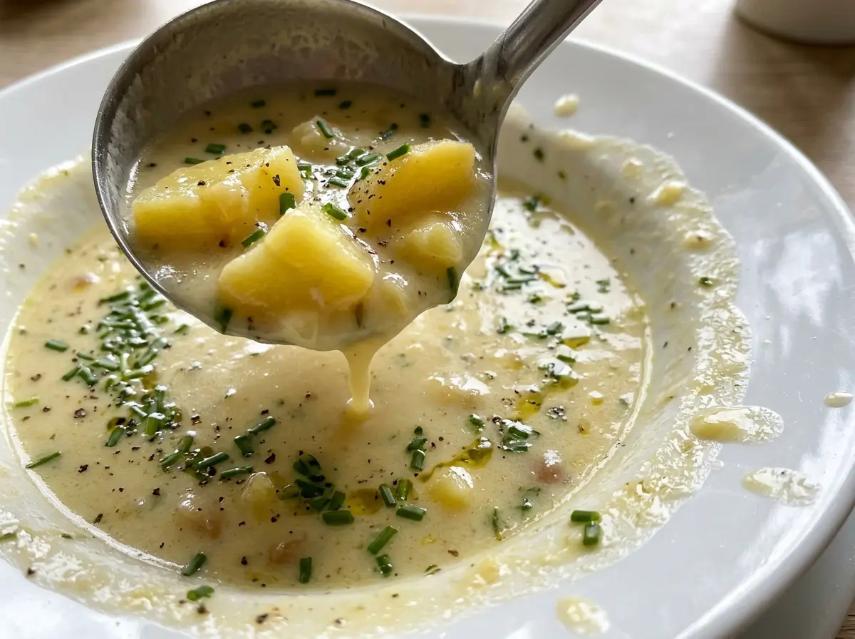 Stove Top Potato Soup creamy potato bowl