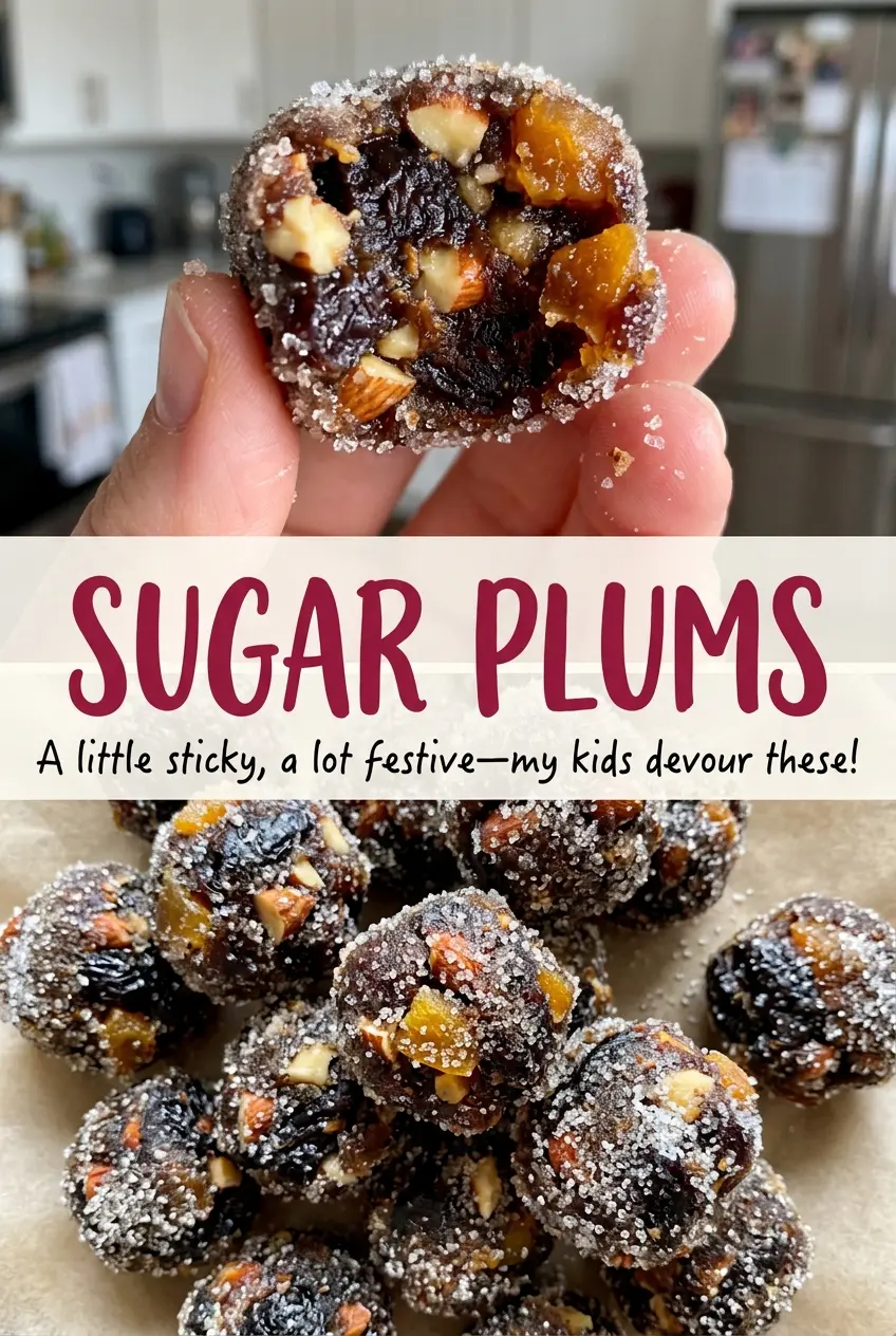 Sugar Plums with sparkling sugar coating
