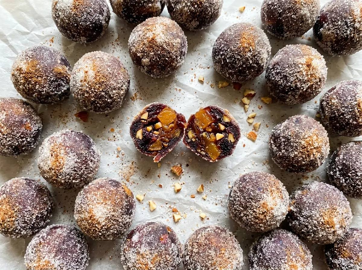 Sugar Plums with chewy fruit centers