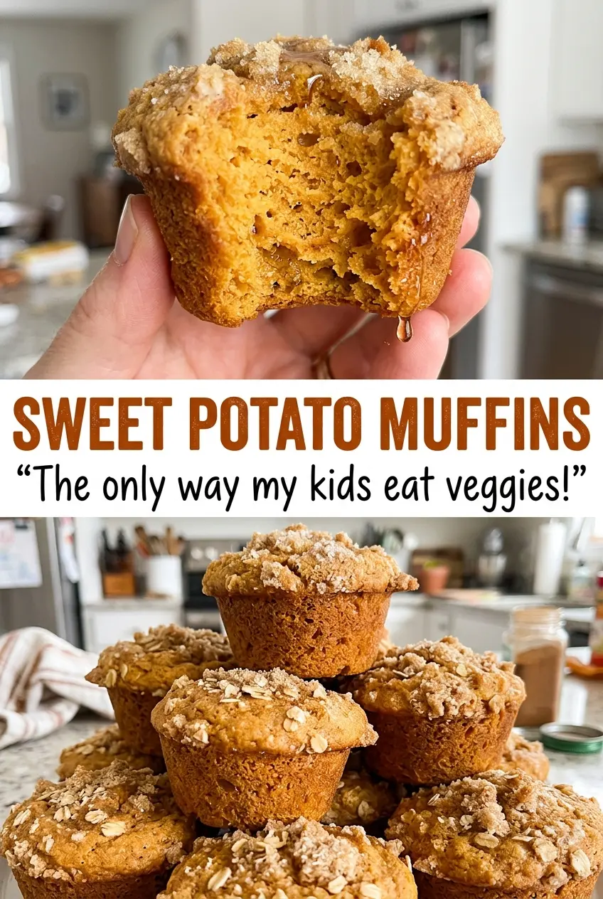 Sweet Potato Muffins warm spiced crumb