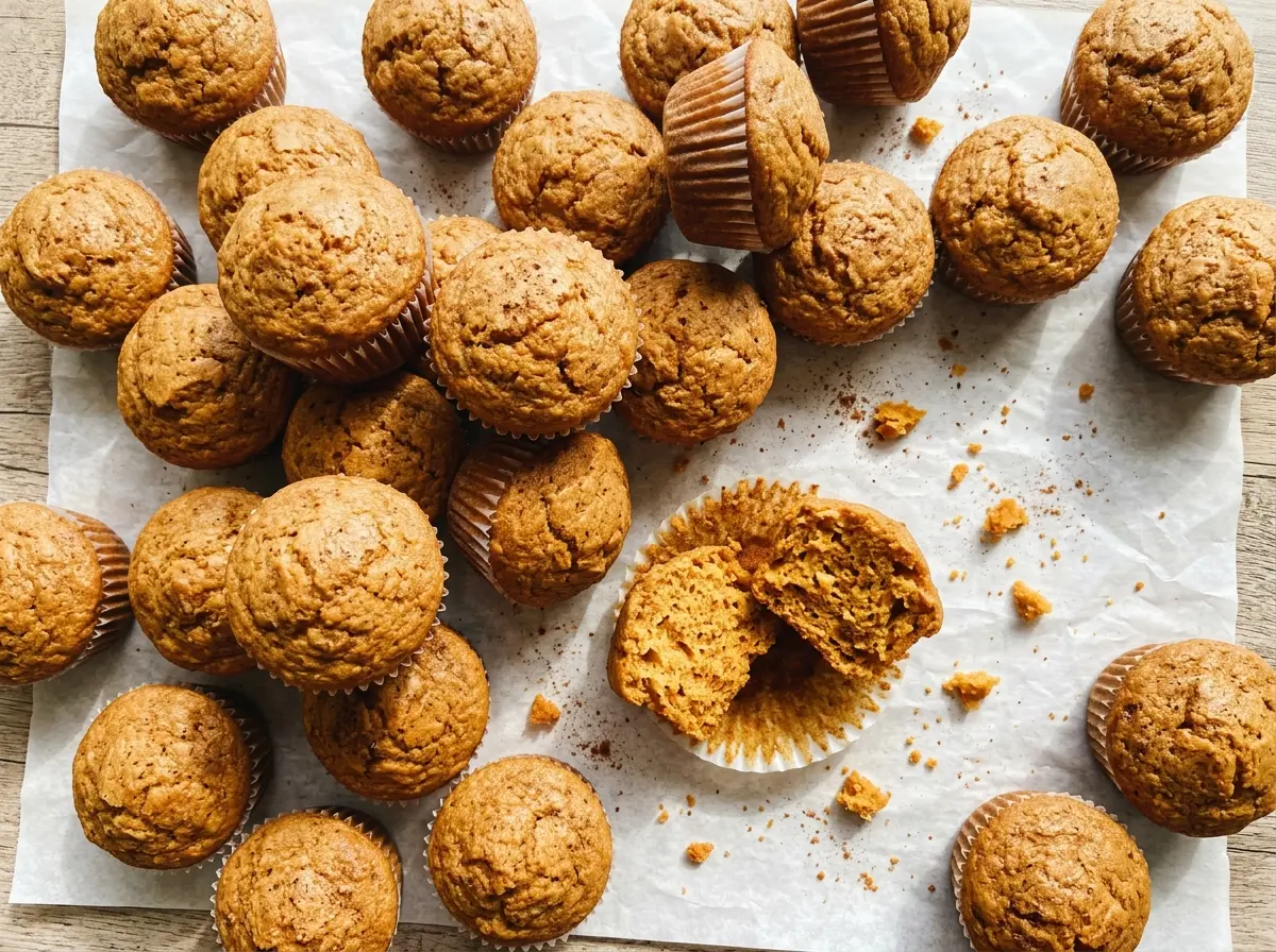 Sweet Potato Muffins tender cinnamon crumb